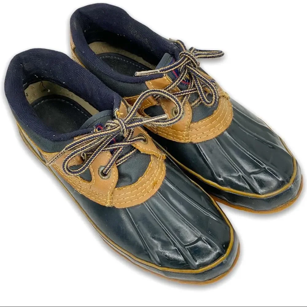 Men's Blue Sporto Thermolite Duck Hiking Boot Shoes Size 6